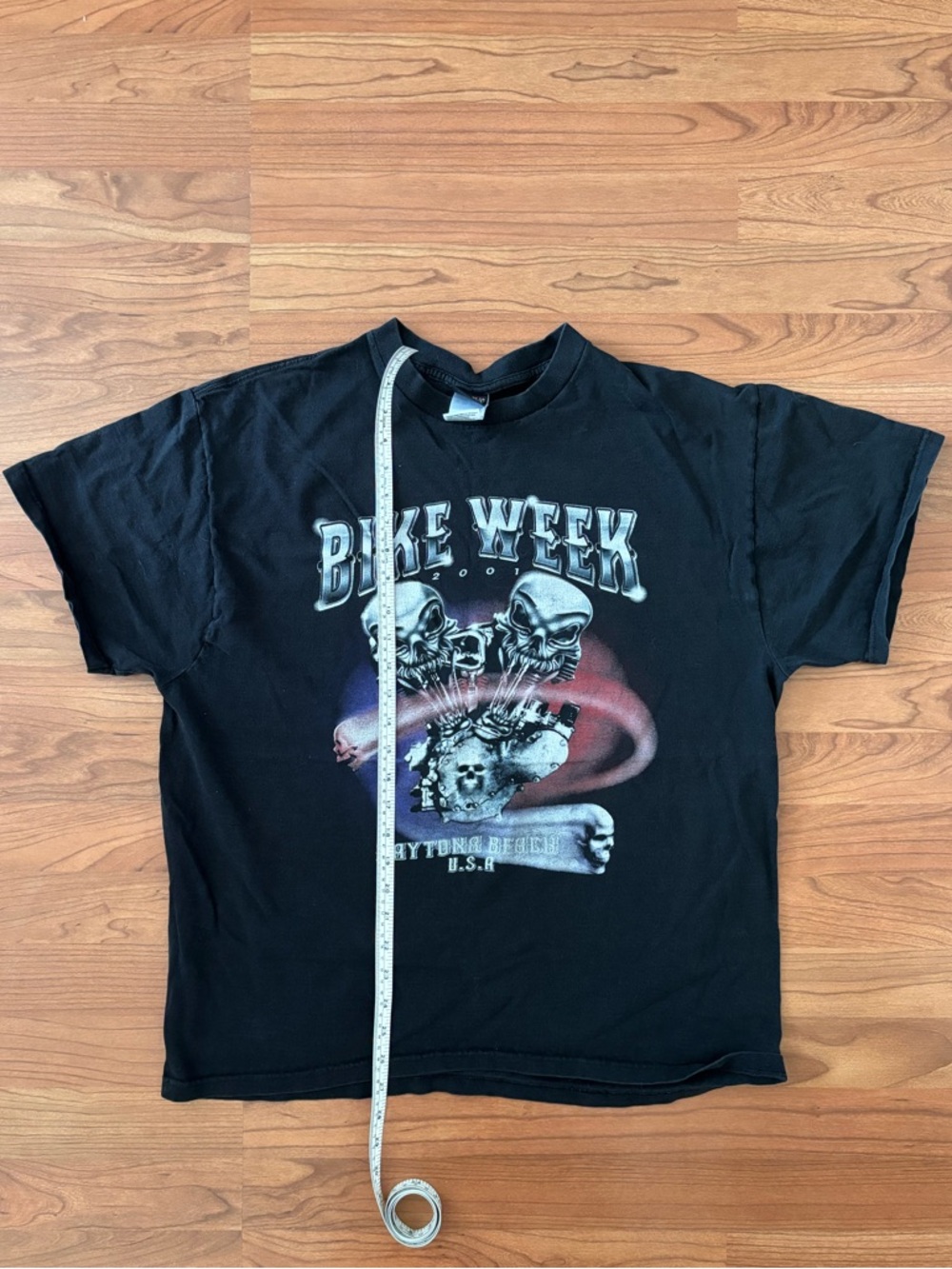 Vintage Bike Week Black Graphic T‑Shirt XL